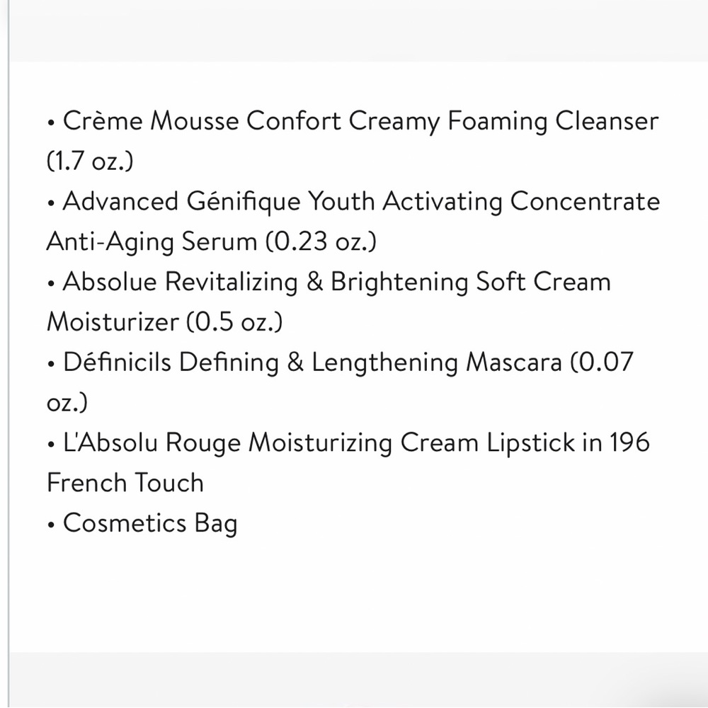 NEW ~ LANCÔME SKINCARE & MAKEUP SET - Picture 2 of 13